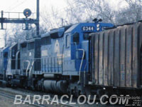 CR 6344 - SD40 (ex-PC 6091, nee PRR 6091 - To HLCX 6086)