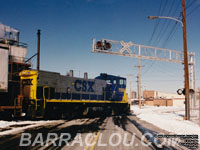 CSXT 1186 - MP15AC (ex-SBD 4216, nee SCL 4216)