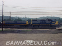 CSXT 2500 - GP38-2 (ex-SBD 2500, nee SCL 500) and CSXT 1050 - Yard Slug (ex-C&O 6168)