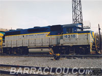 CSXT 4318 - GP39-2 (Ex-DH 7417, Nee RDG 7417)