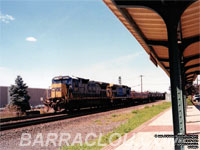 CSXT 7607 - C40-8W