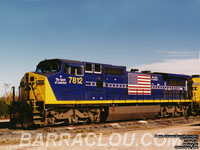 CSXT 7812 - C40-8W - Spirit of America