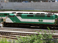 GO Transit 540 - F59PH - to RBRX 18540, then RNCX 1893 - City of Burlington