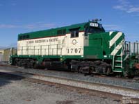 Idaho Northern and Pacific (INPR) 1707 - GP16 (ex-MNNR 1707; ex-CSXT 1707; ex-SBD 4607; ex-SCL 887; nee SAL 1707)