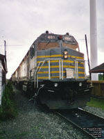 CDAC 461 - F40PHRm (Ex-Amtrak F40PH 266) (Owned by Rail World and it was stored on the MMA at Derby,ME)