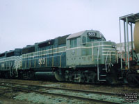 QSR 503 - GP-35E (Renumbered LVRR 503, ex-SP 6305, exx-SP 6664, nee SP 7767)