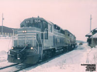 QSR 504 - GP-35E (Renumbered WAMX 3846, ex-SP 6314, exx-SP 6627, nee SP 7730)