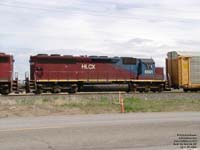 HLCX 6501 (on UP) - SD40M-3 (ex-HLCX 6074, exx-CNW 6523, exxx-CR 6197, exxxx-PC 6197, nee PRR 6197)