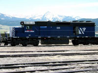 MRL 225 - SD40 (ex-IMRL 225, exx-MRL 225, exxx-CNW 929, nee CGW 409