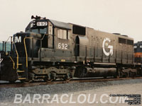 B&M  692 - SD39 (ex-N&W 2963)