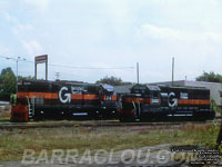 ST 74 - C424 (ex-DH 455) & B&M  340 - GP40 (ex-CR 3236, nee PC 3236)