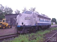 Quebec Central 1305 - F7a (Ex-AMT 1305,  exx-STCUM 4075, exxx-CTCUM 4075, exxxx-CP 4075, exxxxx-CP 1429, nee CP 4075)