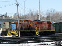 QGRY 1500 - SW1500 (Ex-CR 9534, nee PC 9534) and QGRY 2006 - GP38 (ex-CR 7635, exx-CR 2363, exxx-PC 2363, nee PRR 2363)