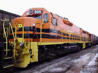 SLR 805 - RM-1 slug (ex-CSX GP40 6848, exx-CS 6848, nee C&O 4093)