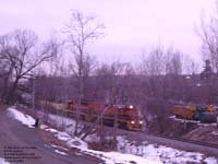 SLR job 394 follows St-Francois River in Lennoxville.