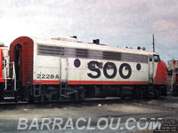 Soo Line 2228A - F7A