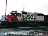 Soo Line 737 - SD40 (Sold to Broadway Motors)