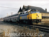 Via Rail 6424 (F40PH-2) - Ex-Budweiser Super Bowl wrap