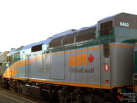 Via Rail 6452 (F40PH-2) - Rebuilt