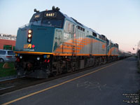 Via Rail 6457 (F40PH-2) - Rebuilt