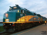 Via Rail 6457 (F40PH-2) - Rebuilt