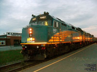 Via Rail 6457 (F40PH-2) - Rebuilt