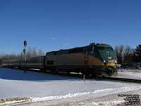 Via Rail 902 (P42DC / Genesis) - Damaged in fire near Ottawa - August 2009