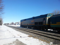 Via Rail 902 (P42DC / Genesis) - Damaged in fire near Ottawa - August 2009