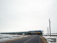 Via Rail 902 (P42DC / Genesis) - Damaged in fire near Ottawa - August 2009