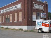 Former Union Pacific freight depot in Burley