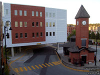 Transit Station built on the ex-CN depot street property in the Union station, Sherbrooke