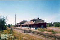 Sherbrooke, Quebec (Ex-CP Station / MMA Trackage - Not In Use and burned on April 27, 2003. Projected farmers market.)