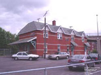 CN / VIA Joliette, Quebec train station. Current use: Railway passenger trains.