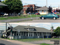 Former Sorel, Quebec train station. Current use: commuter bus station to Longueuil / Montreal.