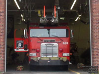 491 - (337-92015) - 1992 Freightliner FLL6342 / Anderson / Seagrave aerial (Ex-419) - Spare Unit