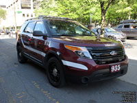 935 - (167-13160) - 2013 Ford Explorer XLT - lieutenant instructor - Station/Caserne 13 - Ville-Marie (Rue Ste-Catherine Ouest)