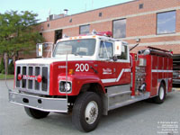 Sherbrooke, Quebec - 200 - 218600 - 1986 International S2600 / Carl Thibault pumper