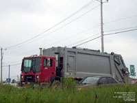 Mack garbage truck