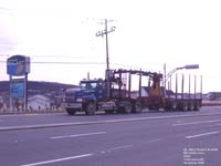 Mack log truck