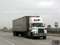 Canadian Freightways pulls a CN container