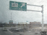 A QuikX truck on the highway 417